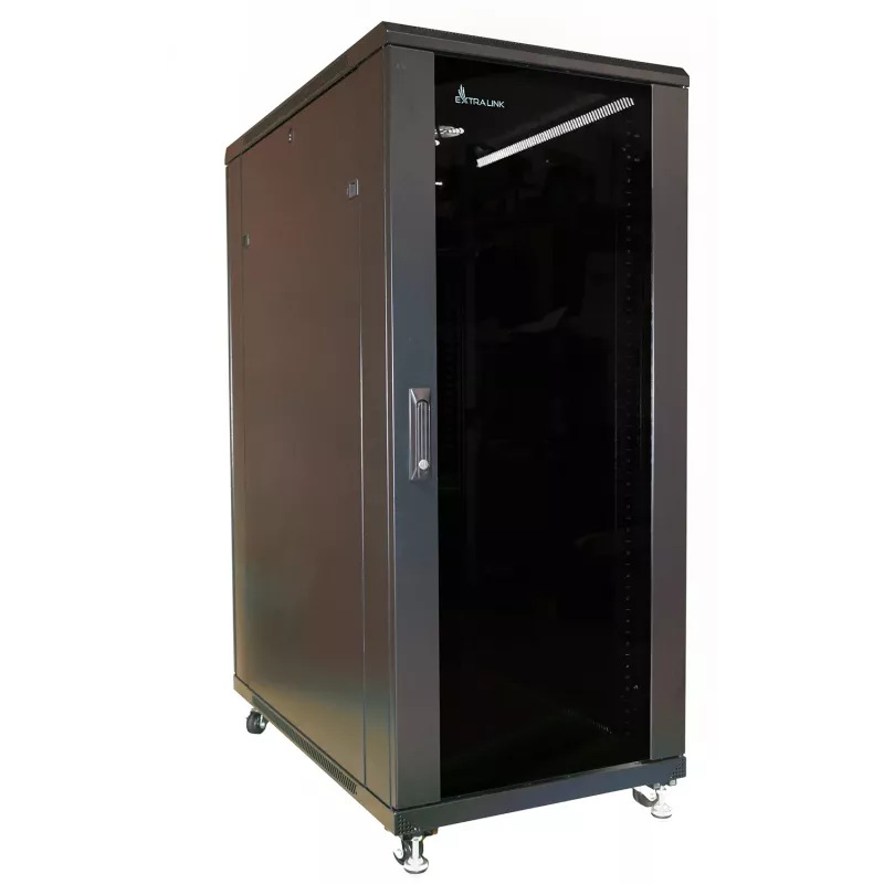 Brīvi stāvošs plaukts Extralink Rackmount cabinet 37U 600x800 Melns