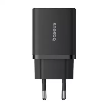 Baseus P10111404113-00 Cube USB-C / USB-A 30W tīkla lādētājs, melns