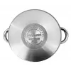 Elektriskais tvaicētājs Maestro MR-2900-18 1500 W vertikālā tvaika, 18 cm katls, 2 L, nerūsējošais tērauds un stikls, piemērots indukcijas plītīm