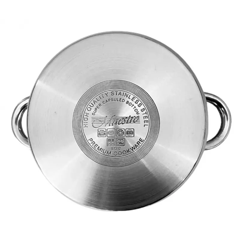Elektriskais tvaicētājs Maestro MR-2900-18 1500 W vertikālā tvaika, 18 cm katls, 2 L, nerūsējošais tērauds un stikls, piemērots indukcijas plītīm