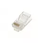 RJ45 savienotājs Extralink CAT5E UTP 8P8C caurspīdīgs vīrišķais/sieviešu