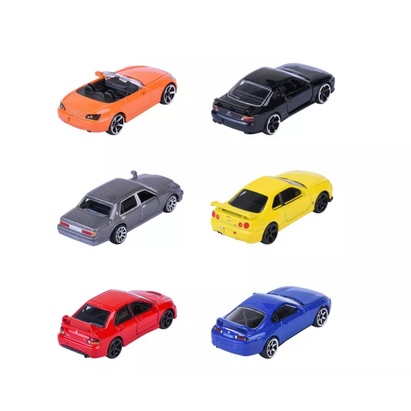 Rotaļlietu transportlīdzekļu komplekts Majorette Japan Legends Premium sortiments, 6 transportlīdzekļi, modelis 8502100000