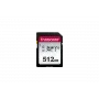 Transcend 300S - Zibatmiņas karte - 512GB - Video klase V30 / UHS-I U3 / Class10 - SDXC UHS-I (TS512GSDC300S)