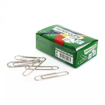 Clips Forpus, balta metāla, 50 mm apaļi (100) 1104-003
