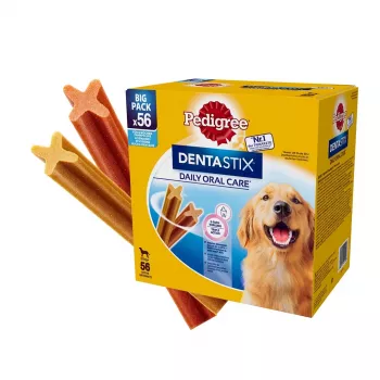 Suņu zobu kopšanas kārumi Pedigree Denta Stix 2,16 kg — pieaugušiem suņiem, liellopa un vistas gaļas garša, Maxi/lielo šķirņu suņiem