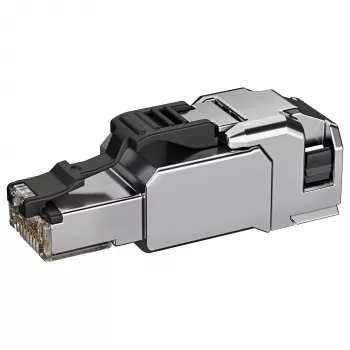 RJ-45 Savienotājs Telegärtner 100035951 Sudraba Vīrišķais 5 mm Iekšējais Diametrs
