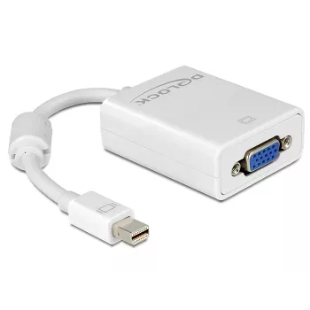 Adapteris mini DisplayPort→VGA DeLOCK 65130