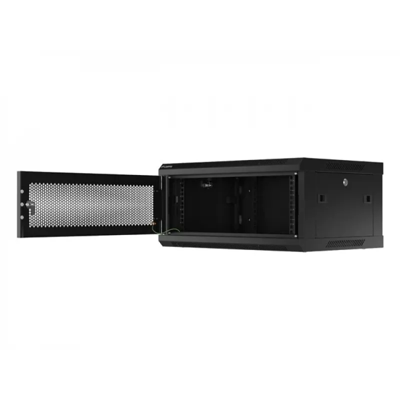 Lanberg WF01-6404-23B rack cabinet 4U Wall mounted rack Melns
