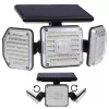Maclean IP65 saules LED lampa ar kustības un krēslas sensoru IP65 4W 320lm 4000K Li-ion 1200 mAh 3 darbības režīmi prožektors drošībai dārzam ieejai HQ