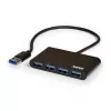 USB centrmezgls Port Designs 900121 USB 3.2 Gen 1 Type-A 5000 Mbit/s Melns