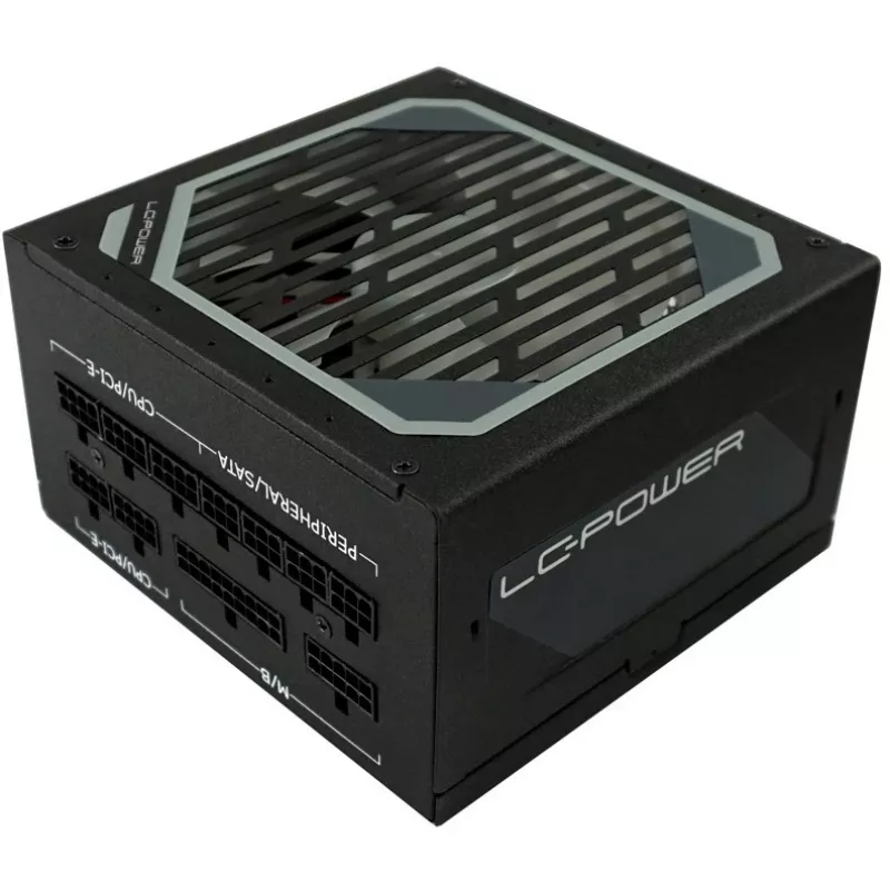 LC Power Super Silent Modular Series LC6550M V2,31 - Barošanas bloks (iekšējais) - ATX12V 2,3 - EPS12V - 80 PLUS Gold - Maiņstrāva 110-240 V - 550 vati - aktīva PFC - Vesera melns (L