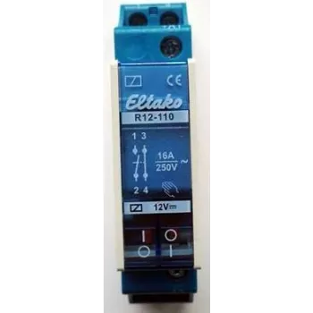 Eltako Electronics pārslēgšanas relejs, vadības jaudas prasība 1,9 W, vadība R12-110-1 (22110054)