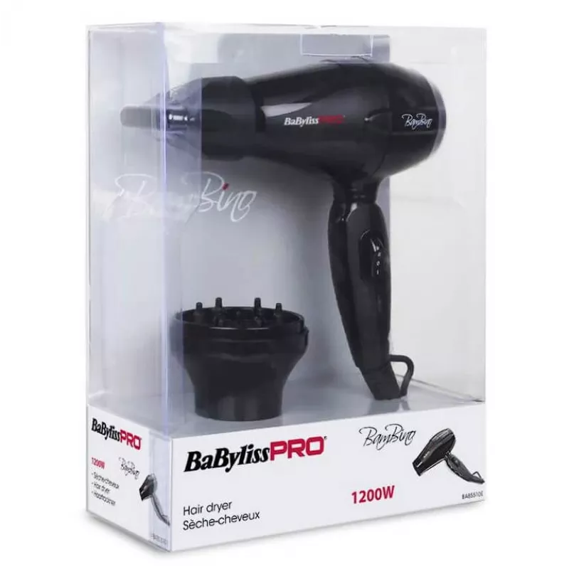 Matu žāvētājs BaByliss PRO BamBino BAB5510E ceļojumu matu žāvētājs kompakts viegls