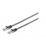 Microconnect V-UTP6A03S-FLAT tīkla kabelis Melns 3 m Cat6a U/UTP