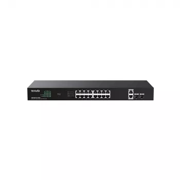 Slēdzis TENDA TEG1120P-16-150W PoE+ Gigabit 16x 1Gb/s, 135W PoE budžets