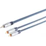 Audio kabelis ShiverPeaks 30832-MHQ — 2x RCA (stereo) uz 3,5 mm ligzdu, 1,5 m