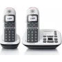 Motorola CD5011 viedtālrunis ar zvanītāja ID melnā, baltā krāsā