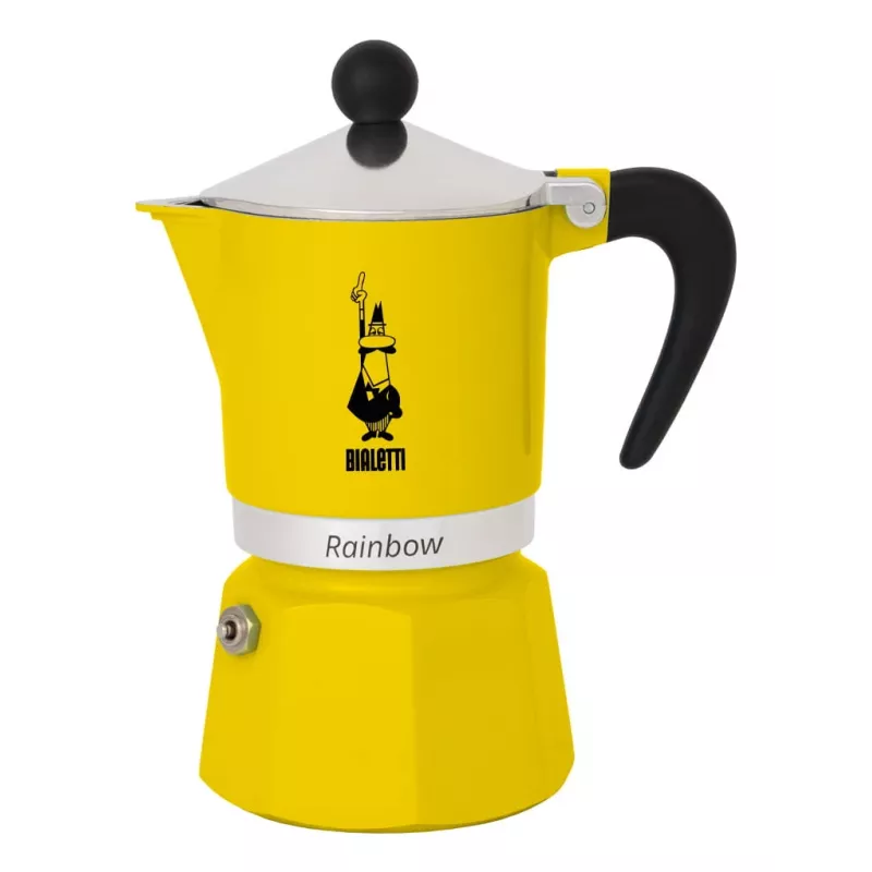 Moka katliņš Bialetti Rainbow Melns Dzeltens