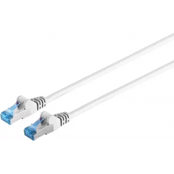 Tīkla kabelis S/CONN 75711-A1.5W Balts 1.5m Cat6a S/FTP