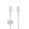 USB kabelis Belkin BOOST↑CHARGE PRO Flex 2m USB C Balts