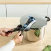 Spiediena katls Tefal SECURE TRENDY 6L ar nerūsējošā tērauda tvaicēšanas grozu, piemērots indukcijas plītīm