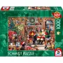 Puzle Schmidt Spiele 58872 — 1000 gabali, Ziemassvētku aina, vecumam 12+