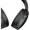 Austiņas Skullcandy Hesh Evo — vadu un Bluetooth 5.0, 36 h akumulators, USB-C, 3,5 mm, salokāmas, trokšņu slāpēšana, melnas