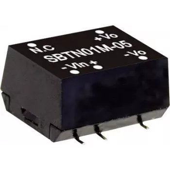 Strāvas adapteris MEAN WELL SBTN01L-05 1 W Ieeja 4.5-5.5 V Izvade 5 V