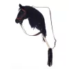 Nūja ar zirga galvu HOPPIHORSE Hobby Horse A3 melna