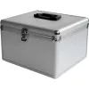 MEDIARANGE BOX76 - Uzglabāšanas kaste - 300 diskiem - Sudraba - Flīss - Plastmasa - Koks - 120 mm - Alumīnijs