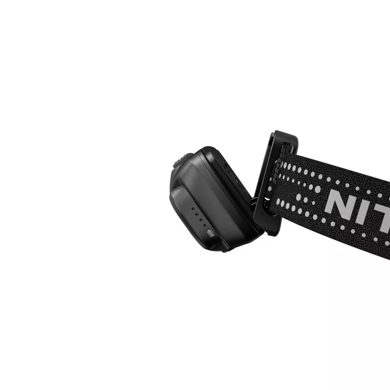 Galvas lukturītis Nitecore NU33, melns, 3 gaismas diodes, 700 lm, alumīnijs, USB uzlādējams, IP66