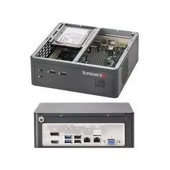 Supermicro korpuss SuperChassis CSE-101I - Mini-ITX korpuss 1 Intel Core vai Atom CPU līdz 45W TDP, nepieciešams ārējs barošanas avots (nav iekļauts) (CSE-101I)