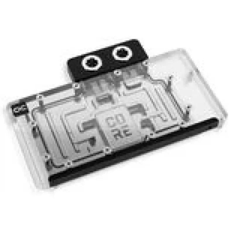 Alphacool Core RX 9070 XT Swift+ Transparent Chrome šķidruma dzesēšanas bloks GPU