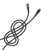 USB Type-C uz Type-C datu kabelis Tellur TLL155471, 1 m, 3 A, 60 W PD, neilona pinums, melns