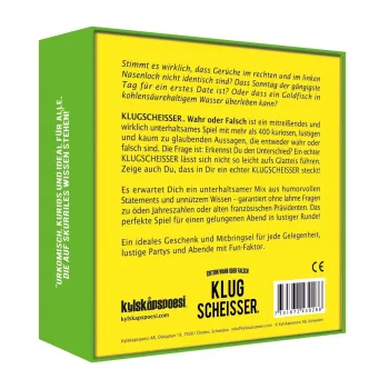 Klugscheisser - True or False Edition, ballīšu spēle