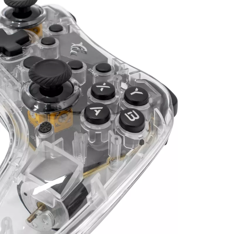 Wireless Gamepad White Shark GPW-8039 – ergonomisks bezvadu kontrolieris, kompakts dizains