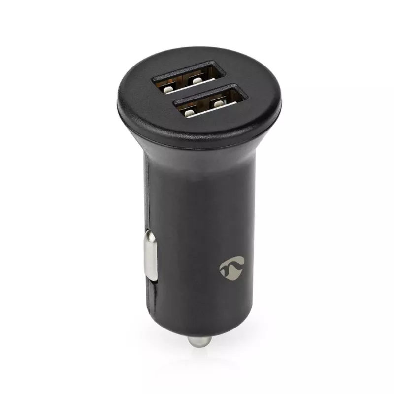 Nedis Auto-Charger 24 W 2x 2.4 A - Anzahl der Outputs: 2, Port Type: 2x USB-A, Single Voltage Output