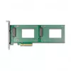 DeLOCK 90151 iekšējais U.2 adapteris PCIe ar LED indikatoriem
