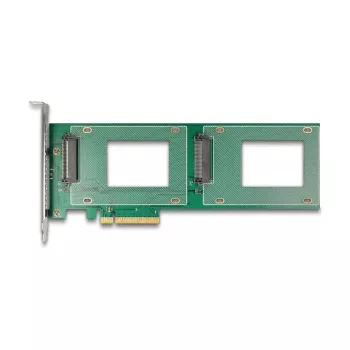 DeLOCK 90151 iekšējais U.2 adapteris PCIe ar LED indikatoriem