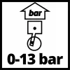 Einhell 4133115 0 - 13bar digitālais spiediena mērītājs riepu spiediena mērītājs (4133115)