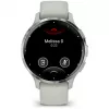 Garmin Venu 3S 3,05 cm (1.2) AMOLED 41 mm digitāls 390 x 390 pikseļi skārienjūtīgs pelēks, sudrabs Wi-Fi GPS (satelīts)