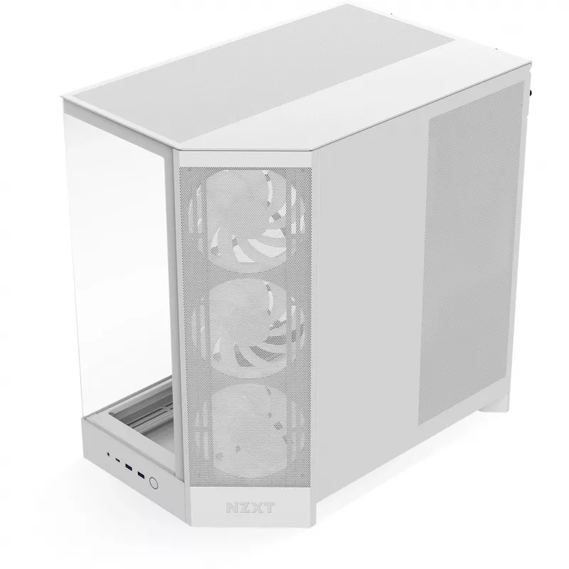 PC case NZXT H9 Flow RGB Midi Tower balta