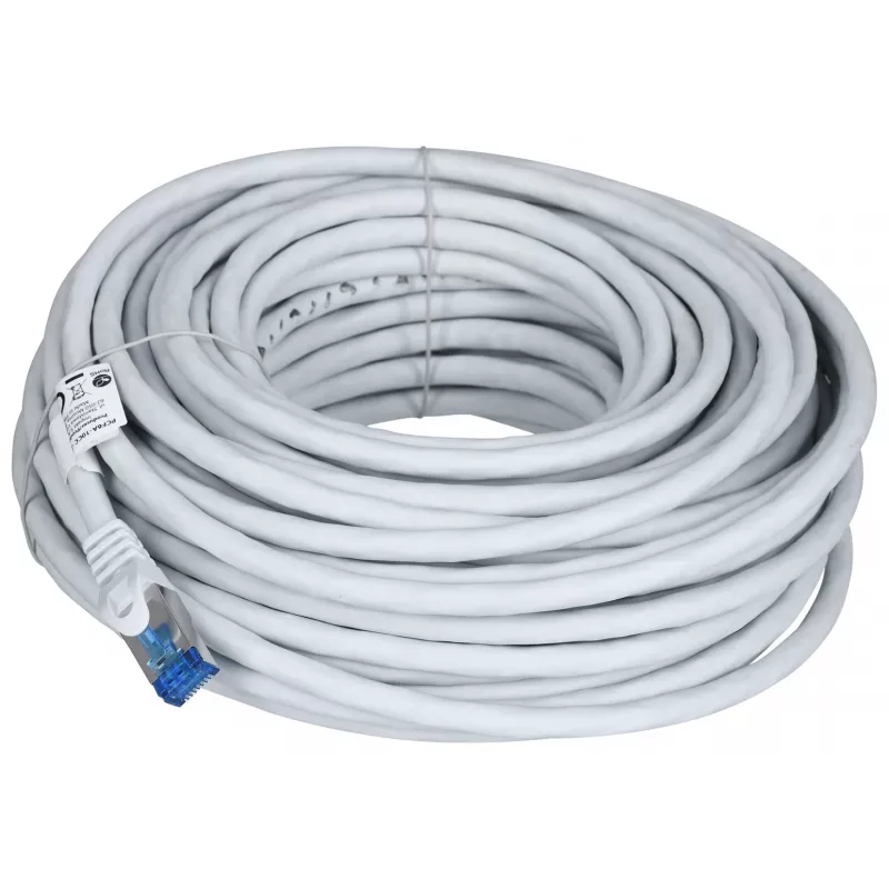 Lanberg Patchcord S/FTP Cat.6a 20m Gray LSZH