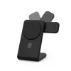Iekštelpu lādētājs Crong CRG-MSPS-BLK viedpulkstenim melns Lightning USB bezvadu