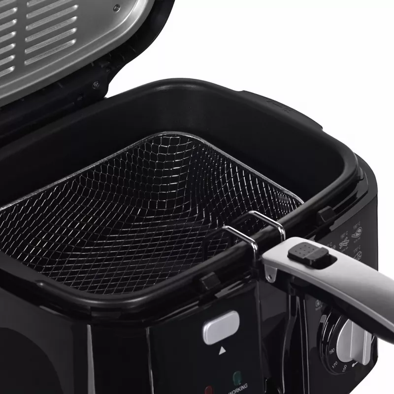 Fritieris Mesko Home MS 4908 Viens 2,5 L 1800 W Melns Pelēks