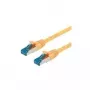VALUE - komutācijas kabelis - RJ-45 (V) uz RJ-45 (V) - 1,5 m - SFTP, PiMF - CAT 6a - bez halogēna, formēts, bez aizķeršanās, vīts - dzeltens (21.99.1992)