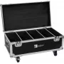 Flightcase Roadinger PLL-384 4 LED prožektoriem, izturīgs dizains