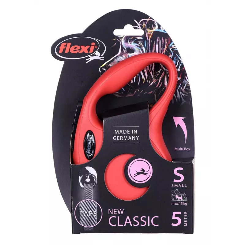 FLEXI jauna Classic S - ievelkama siksna - 5 m