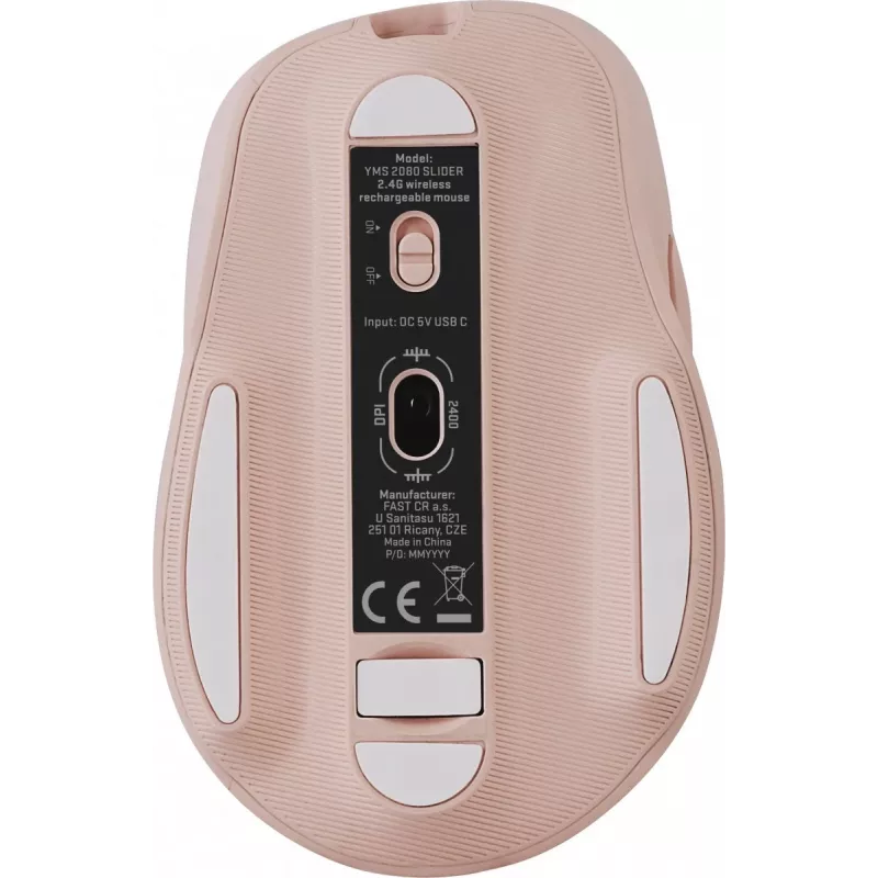 Bezvadu pele YENKEE YMS 2080PK SLIDER 2.4GHz