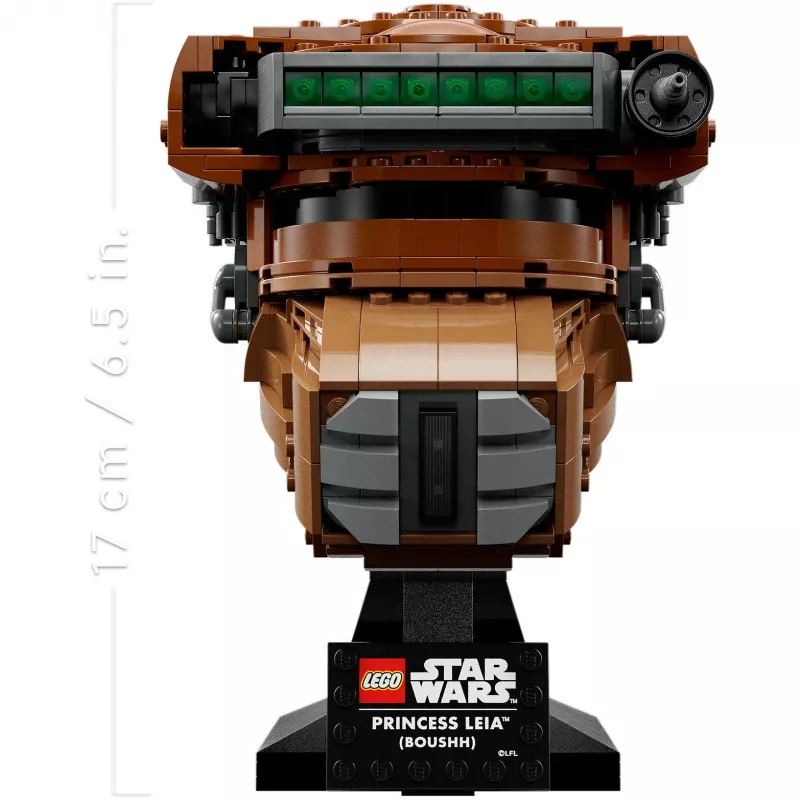 LEGO Star Wars princeses Lejas (Boushh) ķiveres komplekts pieaugušajiem 75351 (670 gab.)